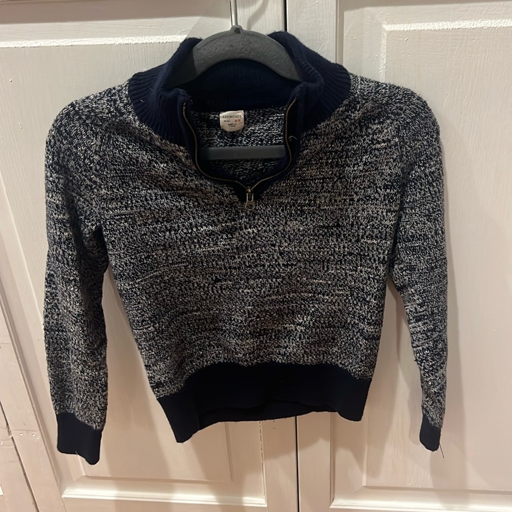 Boys 4/5T crewcuts navy sweater